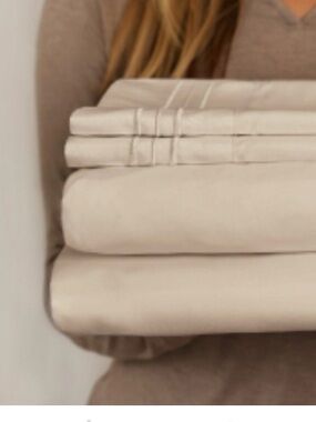 Neutral Cream Sheet Set — Soft Home Bedding
